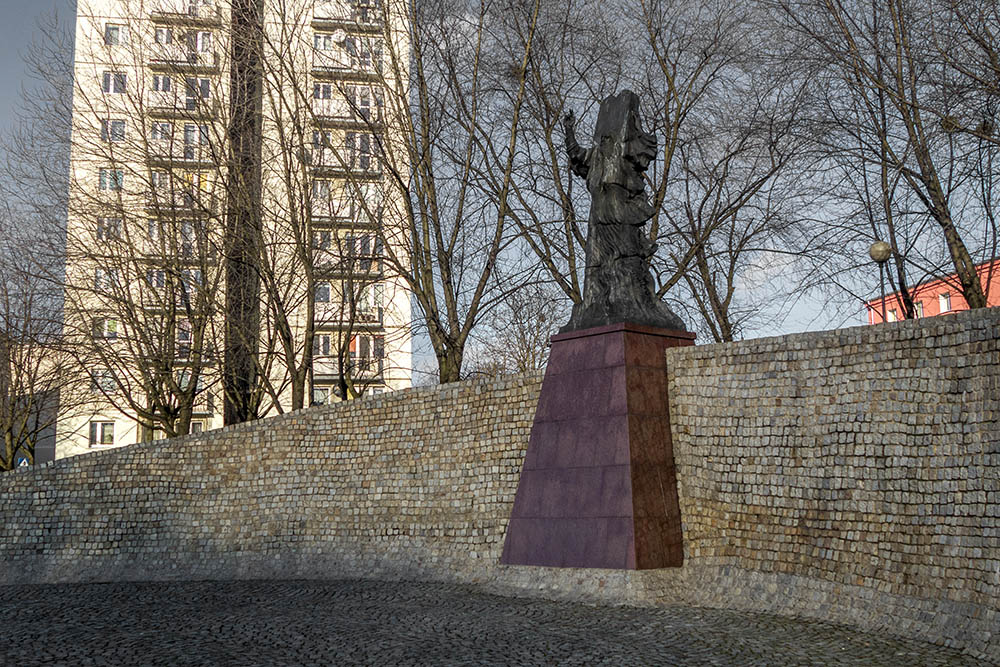 Monument Tien geboden Lodz