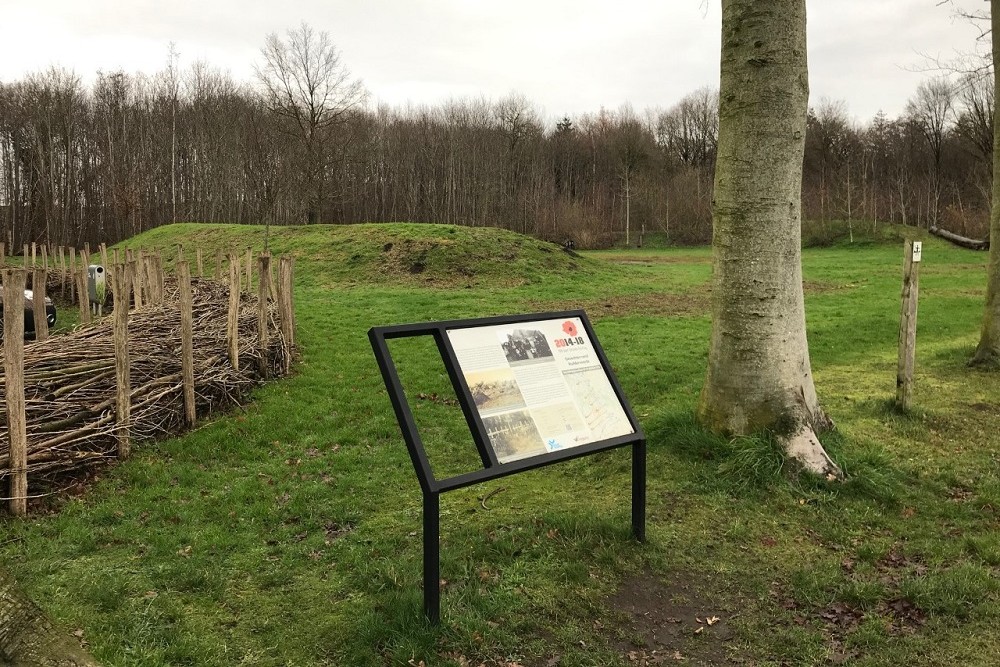 Cycle Route Battle of the Ringbeek, Information Board Sint-Hubert