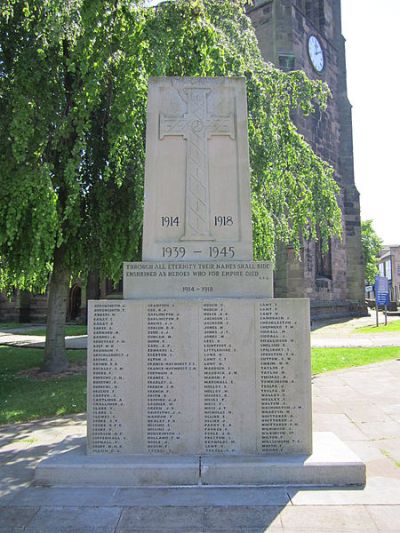War Memorial Middlewich