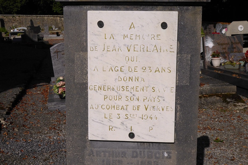 Belgian War Grave Matagne-la-Petite #4