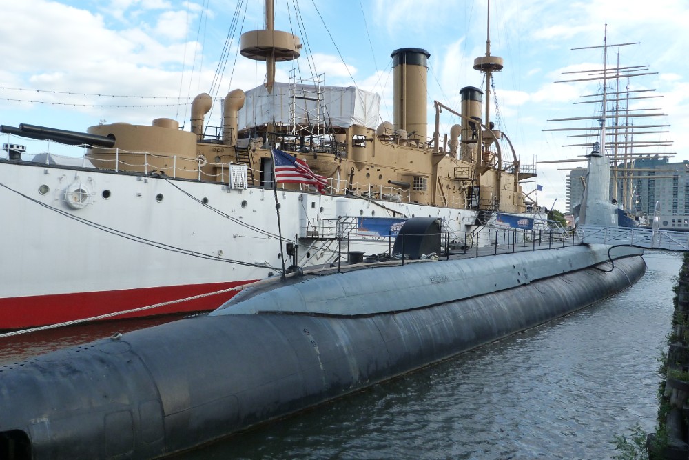 Museumschip USS Becuna & USS Olympia