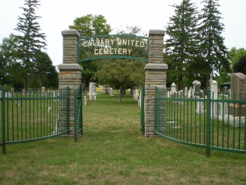Commonwealth War Grave Calvary United Cemetery