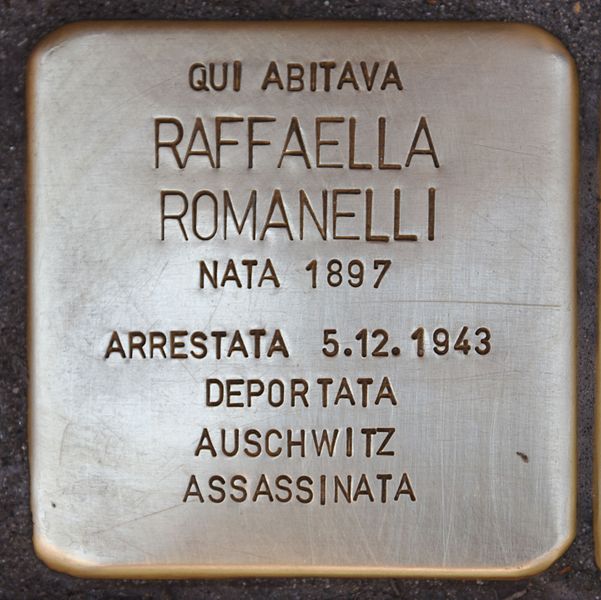 Stolpersteine Calle larga Giacinto Gallina 5401a #2