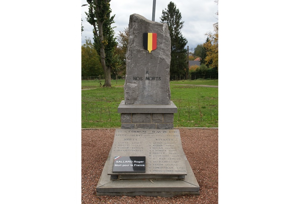 Monument Eerste Wereldoorlog Avin