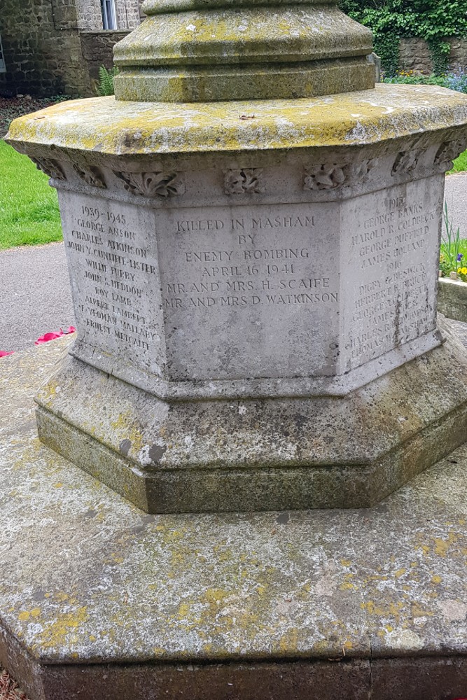 War Memorial Masham #4