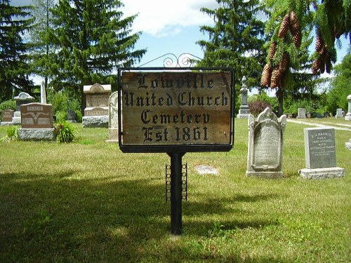 Oorlogsgraf van het Gemenebest Lowville United Church Cemetery