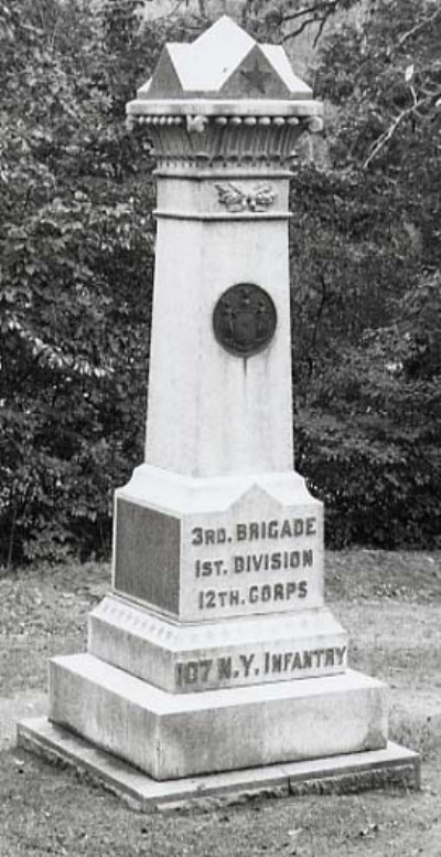 Monument 107th New York Volunteer Infantry Regiment