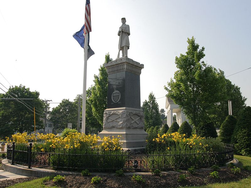 Monument Amerikaanse Burgeroorlog Gray