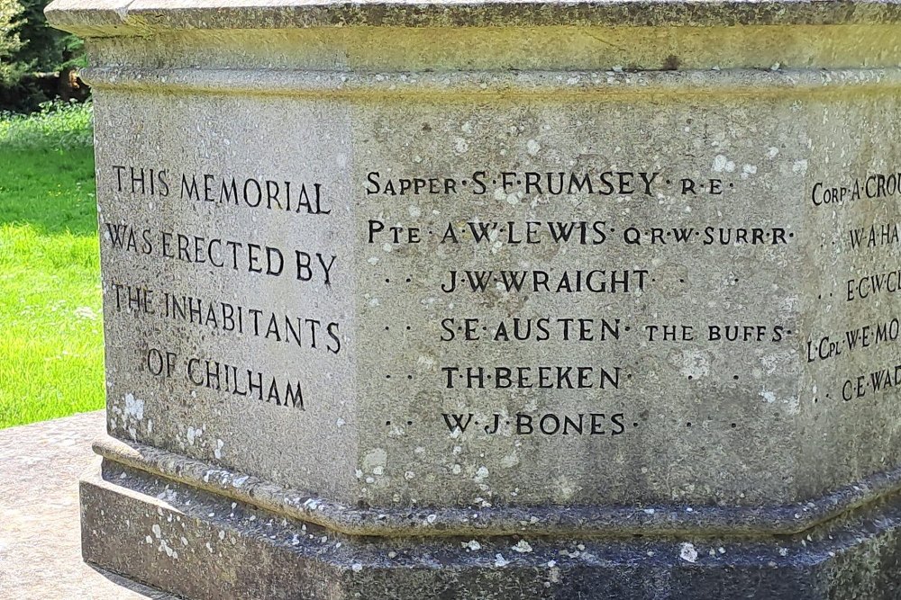 War Memorial Chilham #3