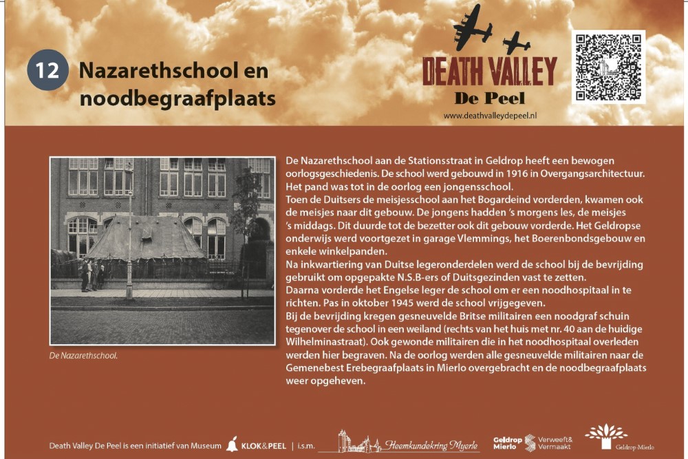 Fietsroute Death Valley De Peel - Nazarethschool en noodbegraafplaats (#12) #3