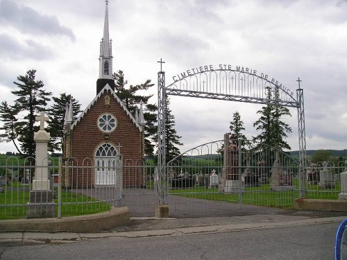 Commonwealth War Graves Sainte-Marie-de-Beauce Roman Catholic Cemetery