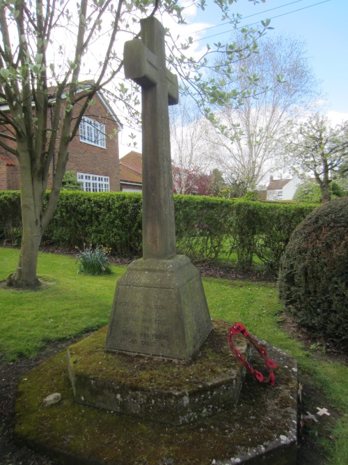 Oorlogsmonument Crathorne #3