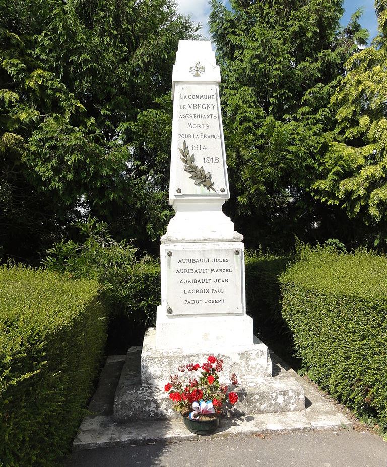 Monument Eerste Wereldoorlog Vregny