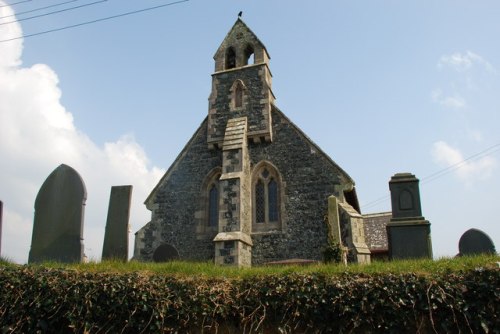 Oorlogsgraf van het Gemenebest St. Cwyfan Churchyard