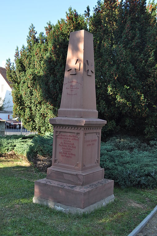 Franco-Prussian War Memorial Ober-Mrlen