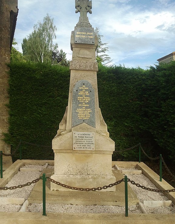 Oorlogsmonument Moncorneil-Grazan