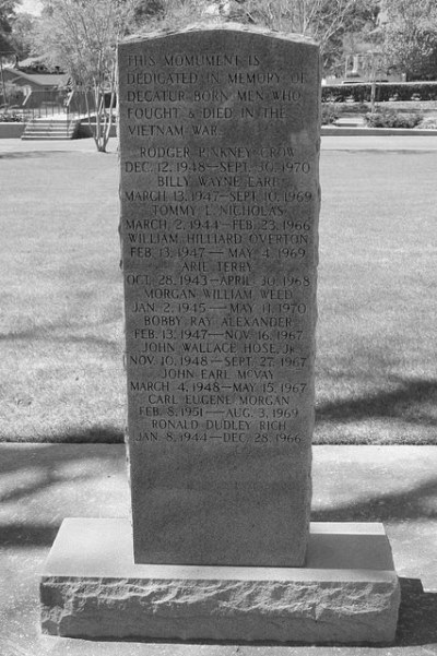 Monument Vietnam-Oorlog Morgan County