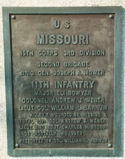 Monument 11th Missouri Infantry (Union)