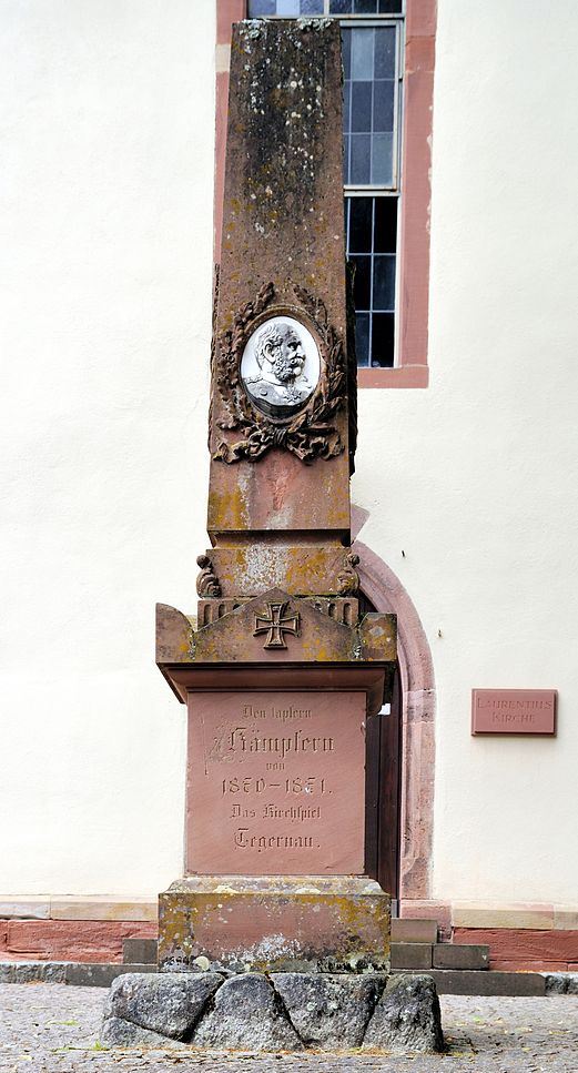 Franco-Prussian War Memorial Kleines Wiesental