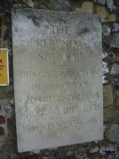 War Memorial Prebendal School