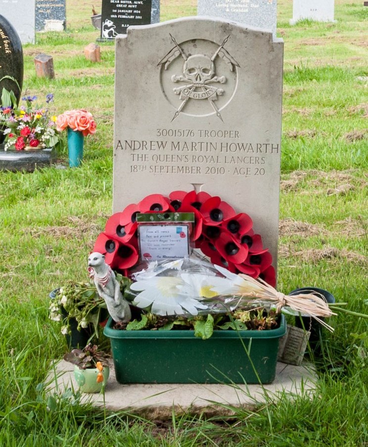 Brits Oorlogsgraf Wimborne Cemetery