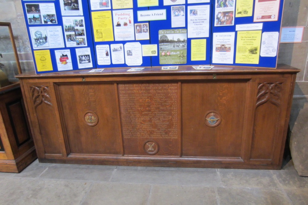 Oorlogsmonument St Cuthberts Church Darlington #3