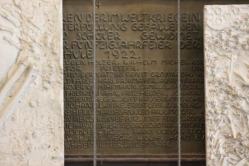 Oorlogsmonument Gymnasium Stubenbastei #2