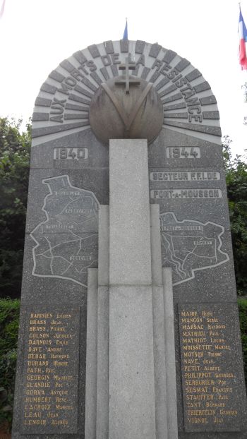 Monument Verzetsstrijders Pont--Mousson #2