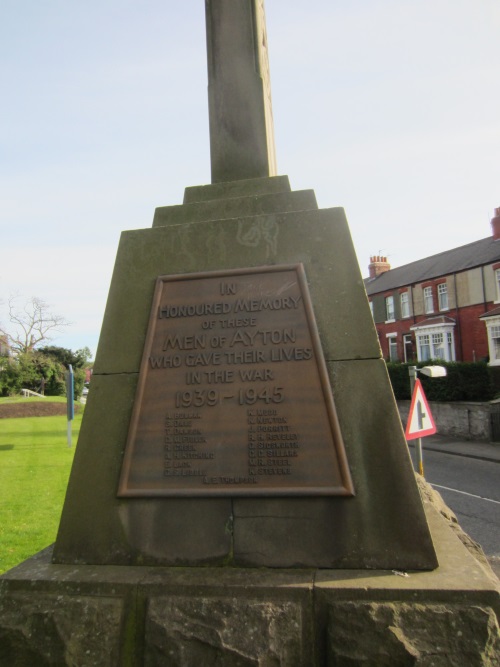 War Memorial Great Ayton #3