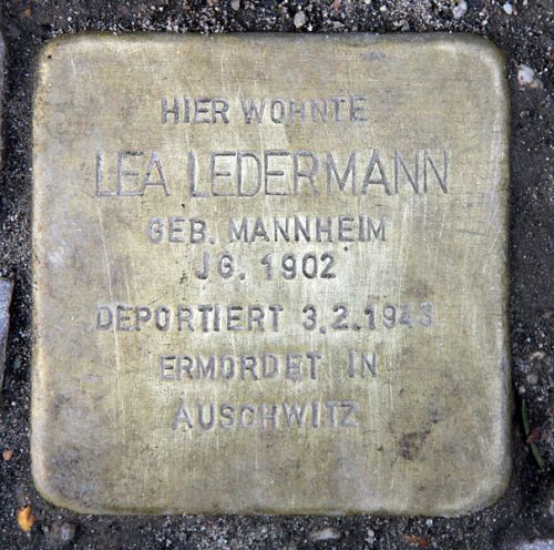 Stolpersteine Dahlmannstraße 11 #2