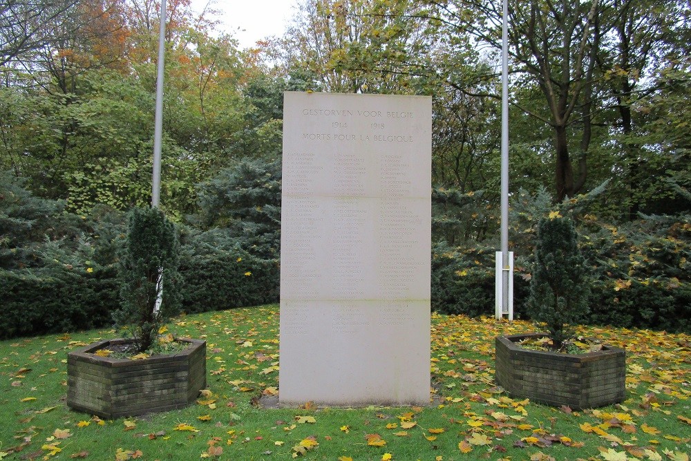 Memorial Died Belgian Soldiers Oostergaarde Communal Cemetery Harderwijk