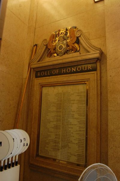 Roll of Honour BBC
