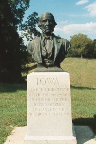 Bust of Governor Samuel J. Kirkwood (Union)