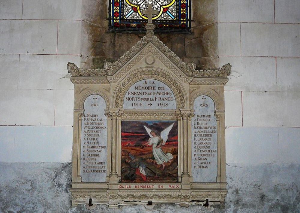 Monument Eerste Wereldoorlog Saint-Michel-de-Double
