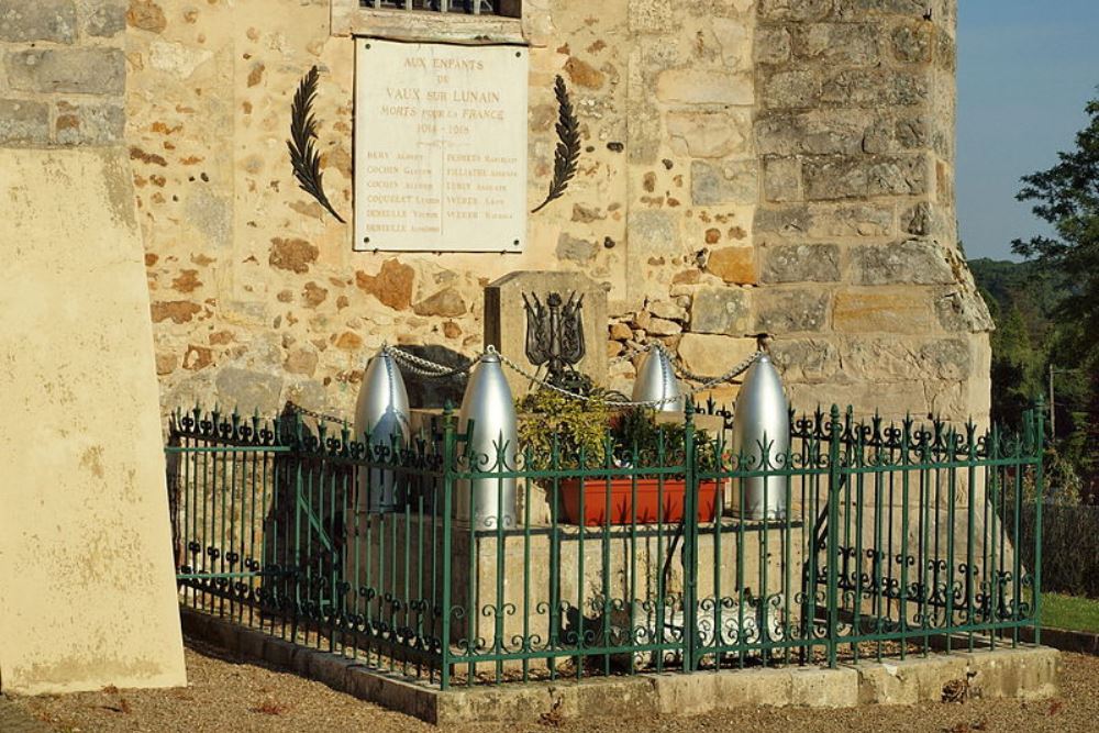 Monument Eerste Wereldoorlog Vaux-sur-Lunain