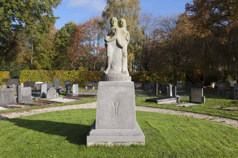 Grave Memorial Piet de Springer Dutch Reformed Cemetery Langbroek