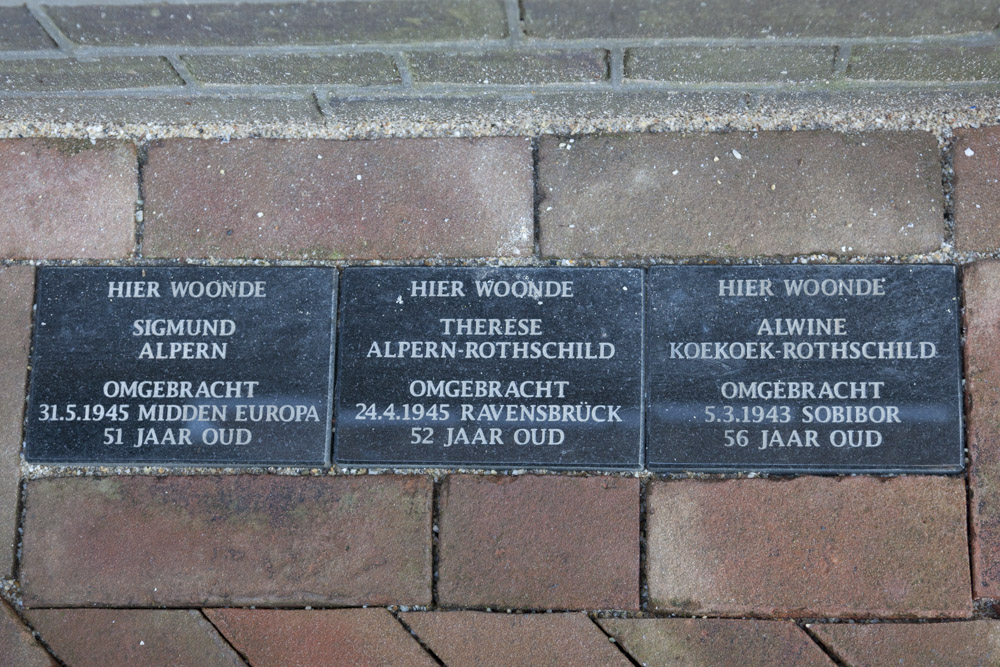 Herdenkingsstenen Van Kinsbergenstraat 3