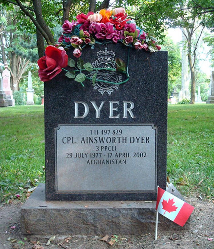 Canadian War Grave Toronto Necropolis Cemetery