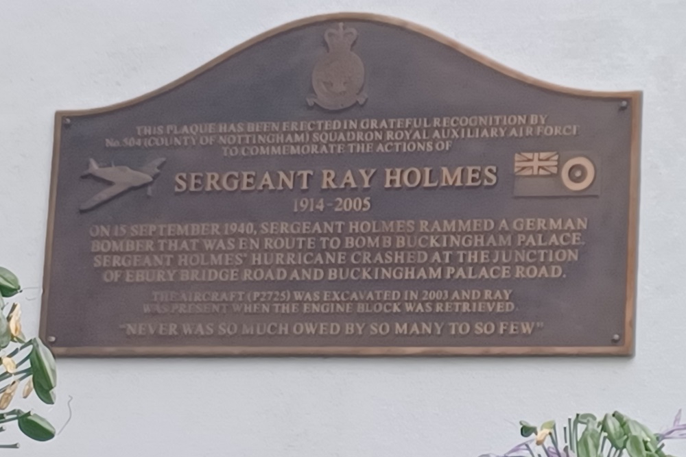 Crash Site Hurricane TM-B Ray Holmes
