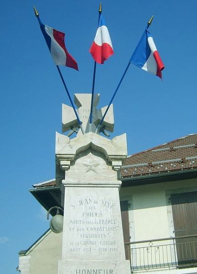 Oorlogsmonument Saint-Jean-de-Sixt