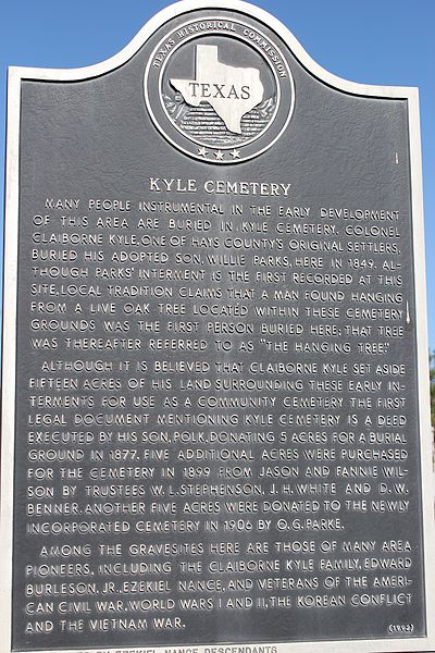 Veterans Graves Kyle Cemetery