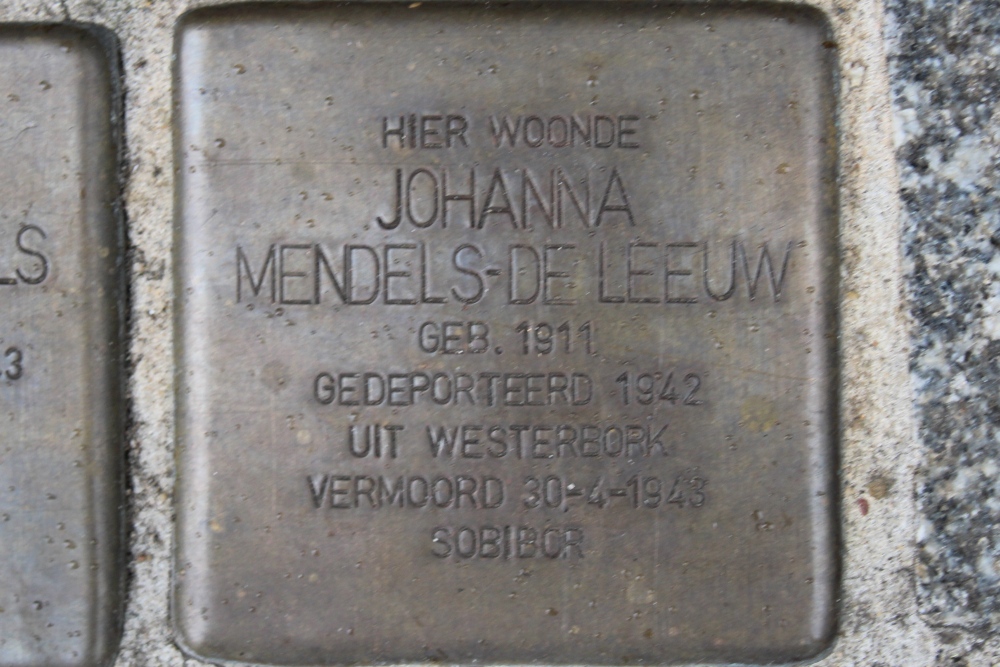 Stolpersteine Zuiderwal 16 #3