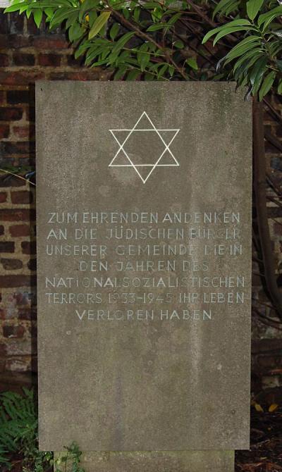 Monument Joodse Begraafplaats Rommerskirchen