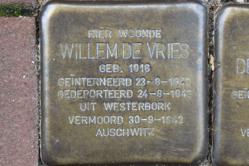 Stolpersteine Nieuwe Amstelstraat 24 #2