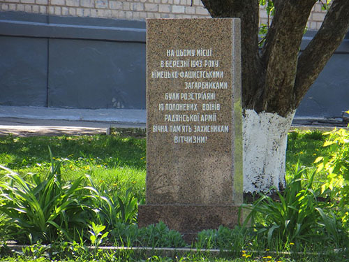 Execution Memorial Russian Prisoners of War