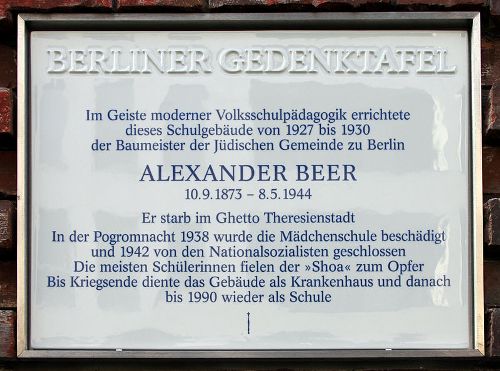 Gedenkteken Alexander Beer