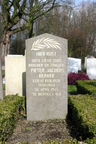 Nederlandse Oorlogsgraven Zierikzee (Alg. Begraafplaats)