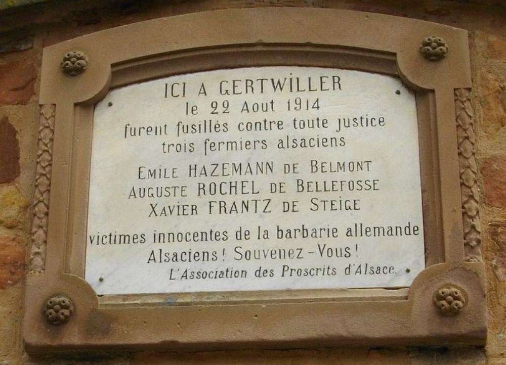 Monument Executie 22 Augustus 1914