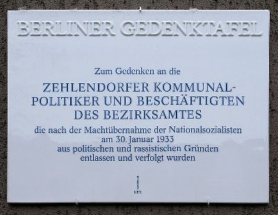 Memorial Jews Zehlendorf