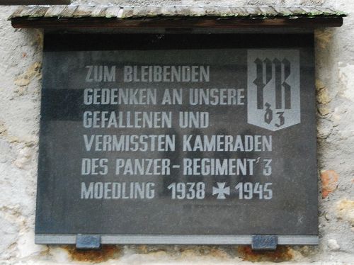 Gedenkteken Panzer Regiments 3